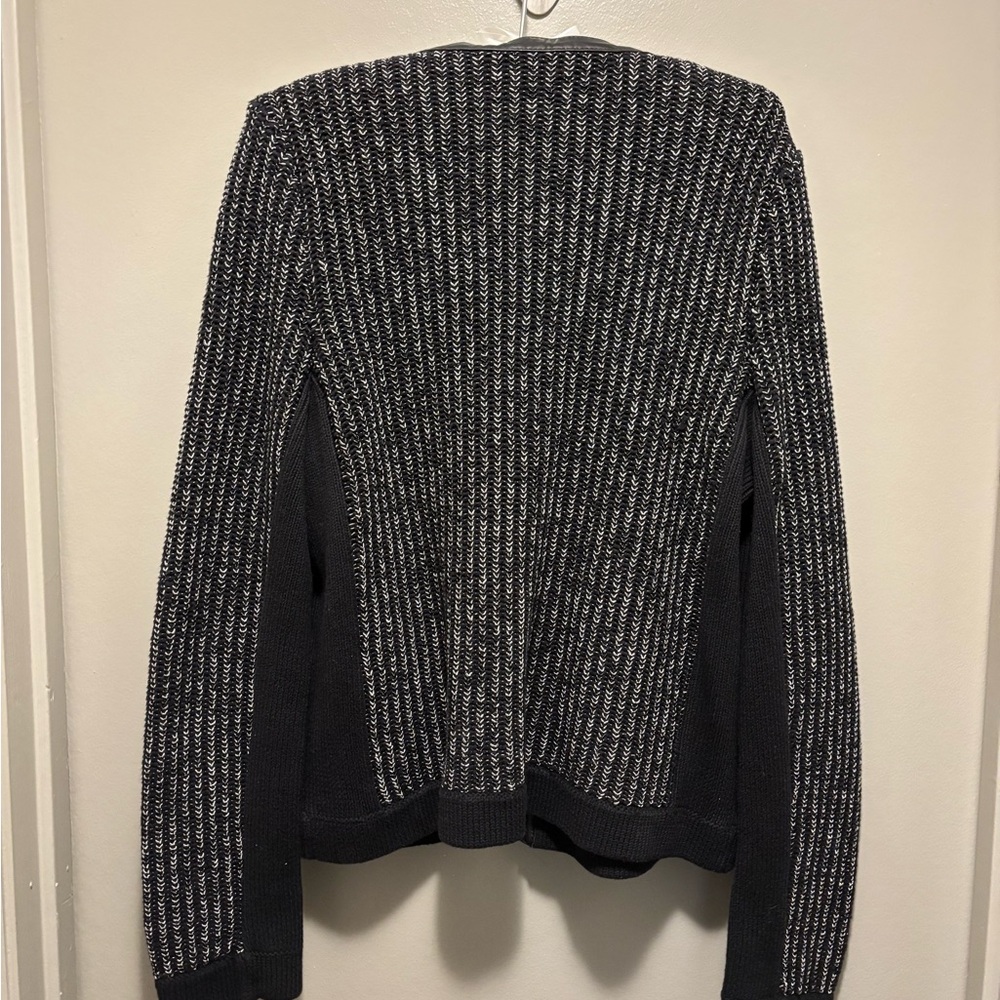 Rag & Bone Black and Gray Knit Jacket - Picture 4 of 4